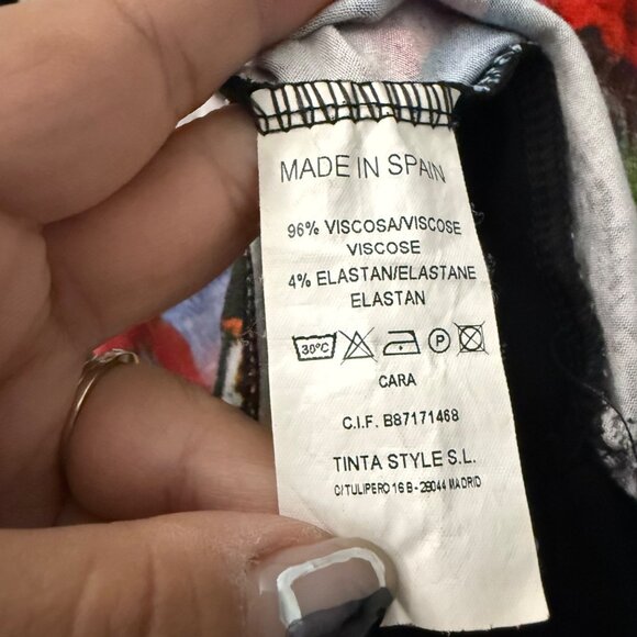 Tinta Spain Colorful Y2K Artsy Whimsical Long Sleeve Top Womens Size Small - Picture 6 of 6